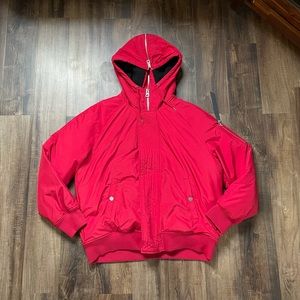NWOT Men’s Red Puffer Coat